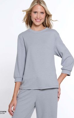 Skygry Drop Shldr Scoop Nk Top