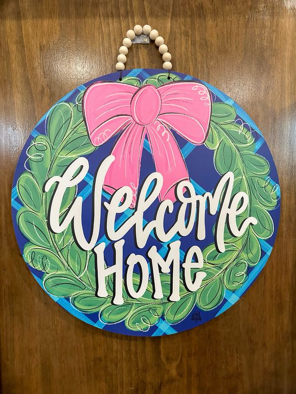 Welcome Home Bow Large Hanger