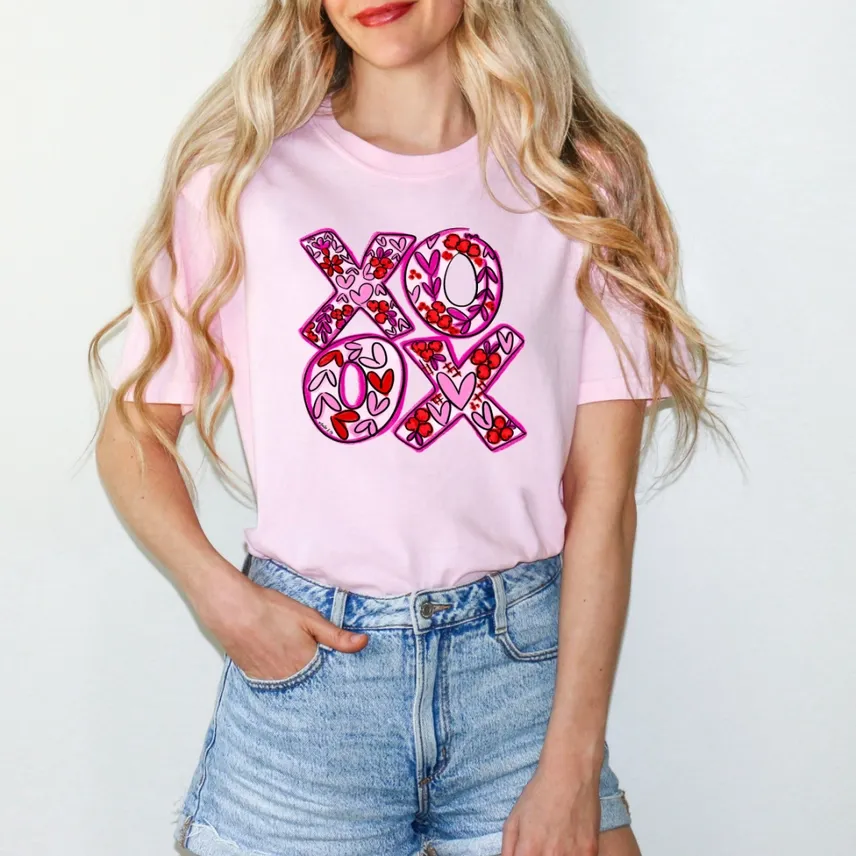 VG XOXO Shirt-Pink