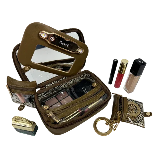 VG Litt Makeup Case-Camel