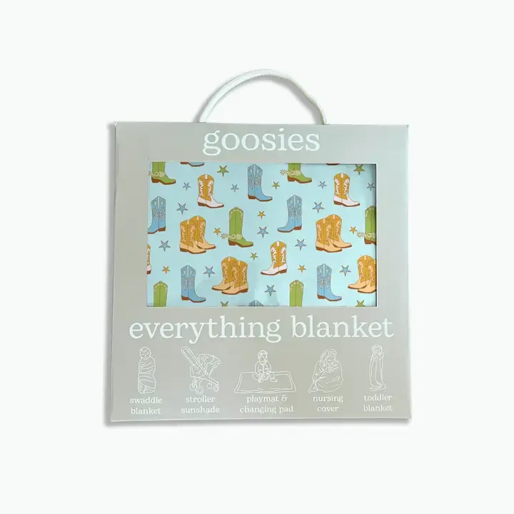 Cowboy Boots &amp; Stars Everything Blanket