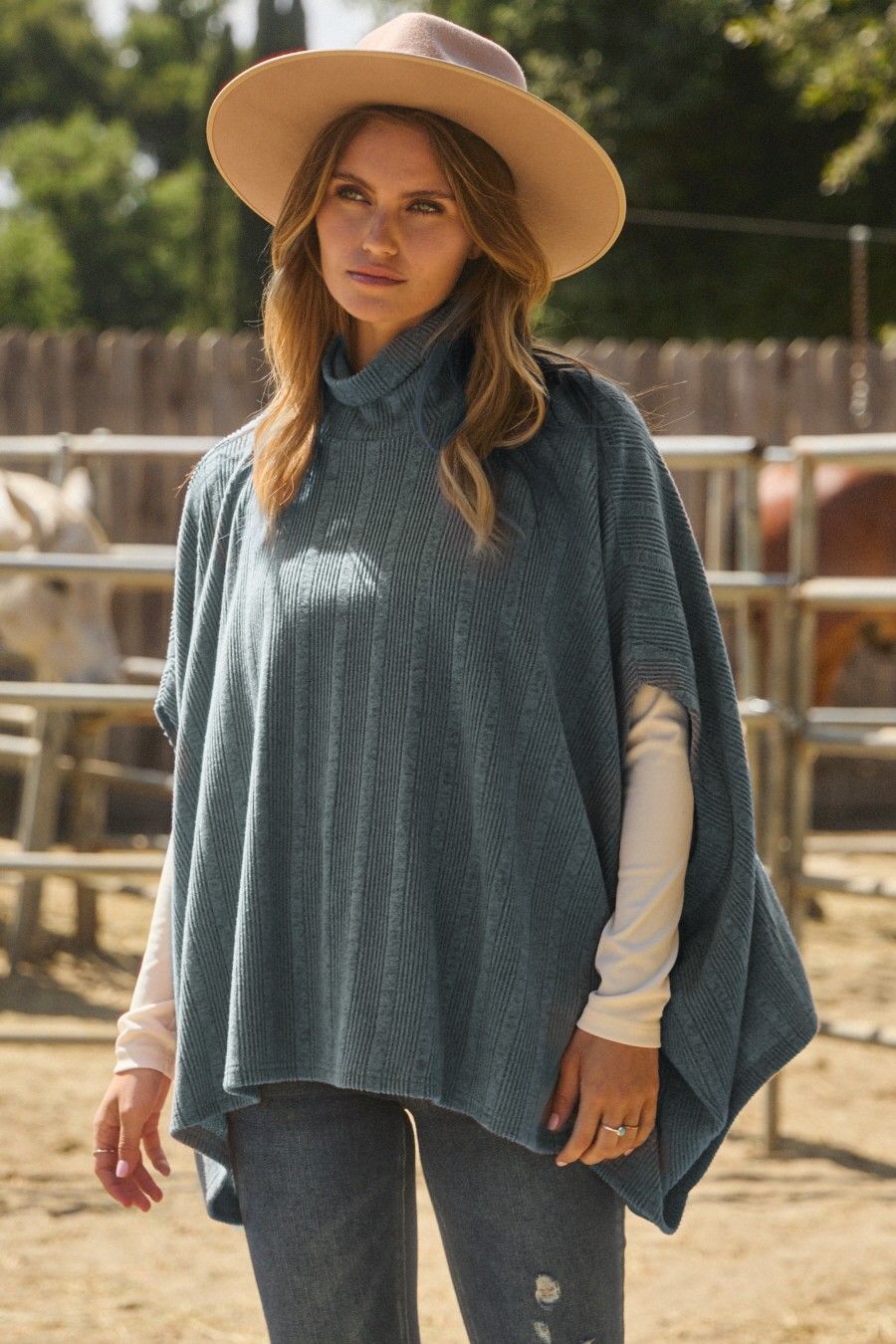 Winter Blue Top