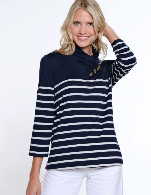 Midngt Shirred Collar Top