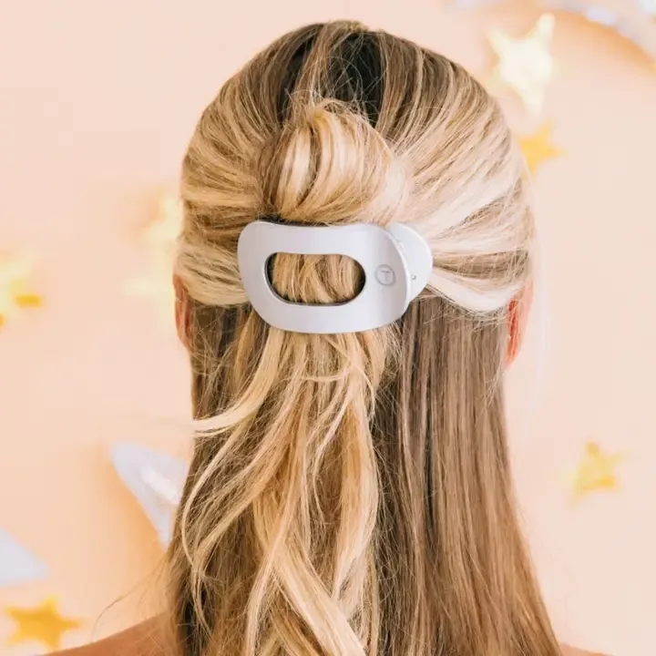Disco Daydream-Round Flat Hair Clip-Small