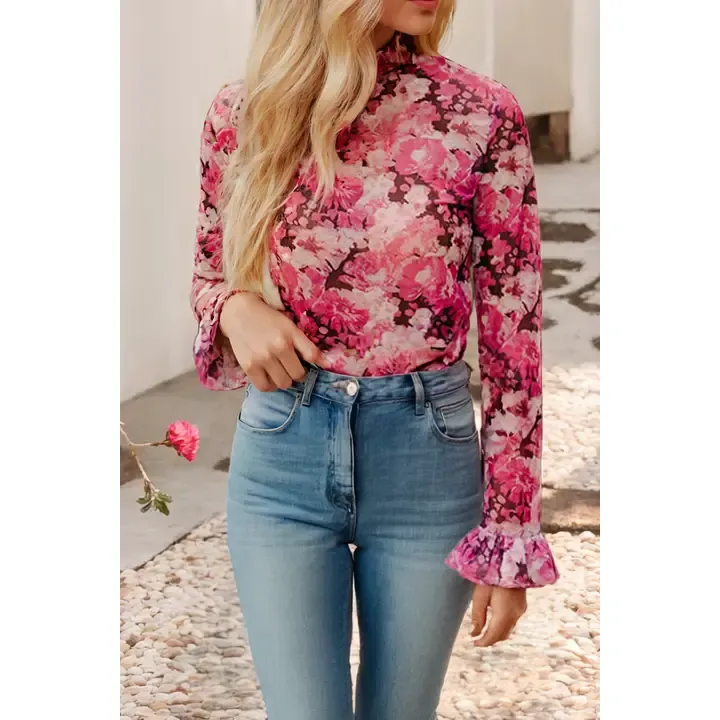 Rosey Chic Top