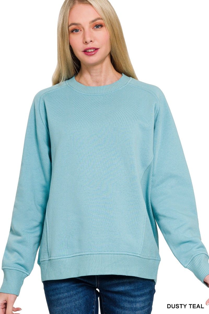 Choose Me Top-Dusty Teal