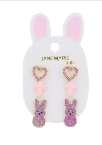 Kids Bunny Love Earrings-5