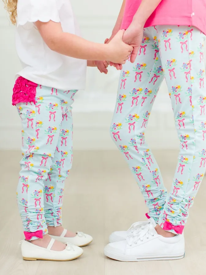 CS Bows &amp; Bouquets Leggings
