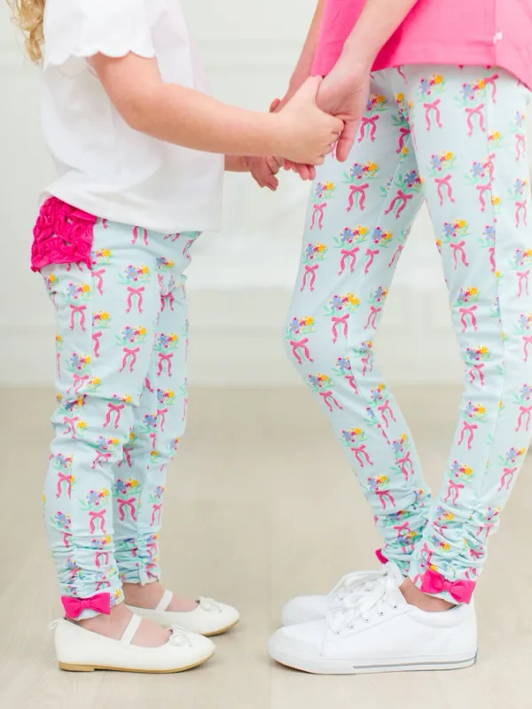 CS Bows &amp; Bouquets Leggings