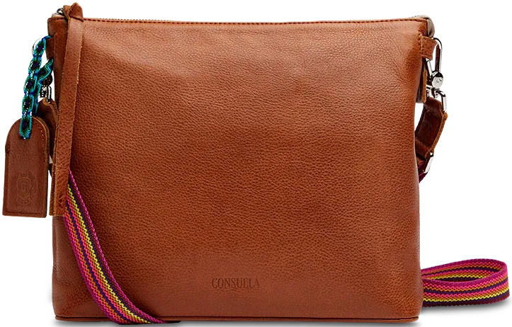 Downtown Crossbody,Brandy