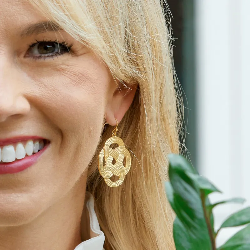 VG Gold Love Knot Earring