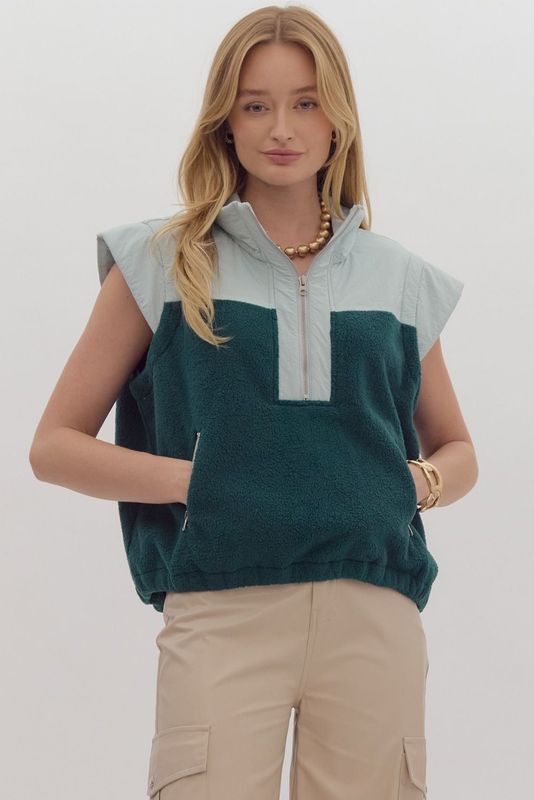 So Stylish Vest-H Green