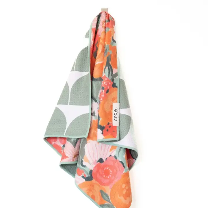 VG Manhattan Reversible Hand Towel-Green