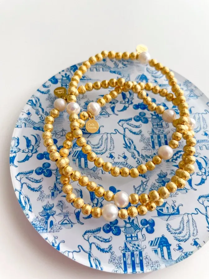 Rosewood Bracelet-Solid Pearl