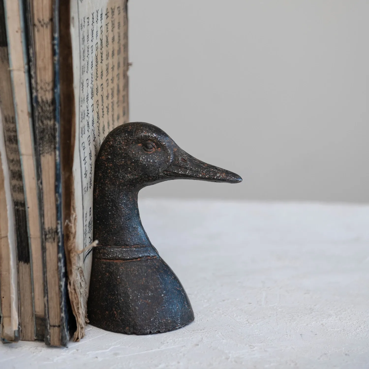 Cast Iron Duck Bookends-DF7795