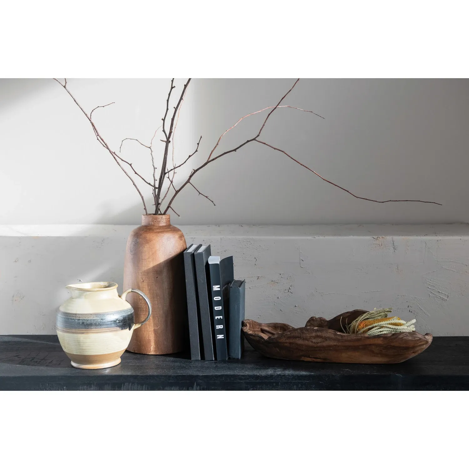 Paulowina Wood Vase-DF4792