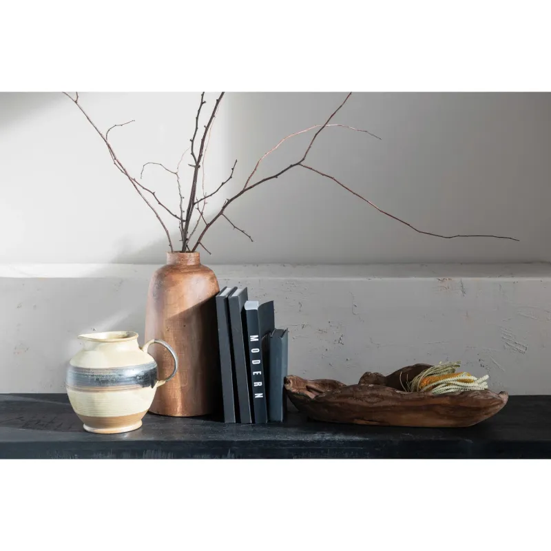 Paulowina Wood Vase-DF4792