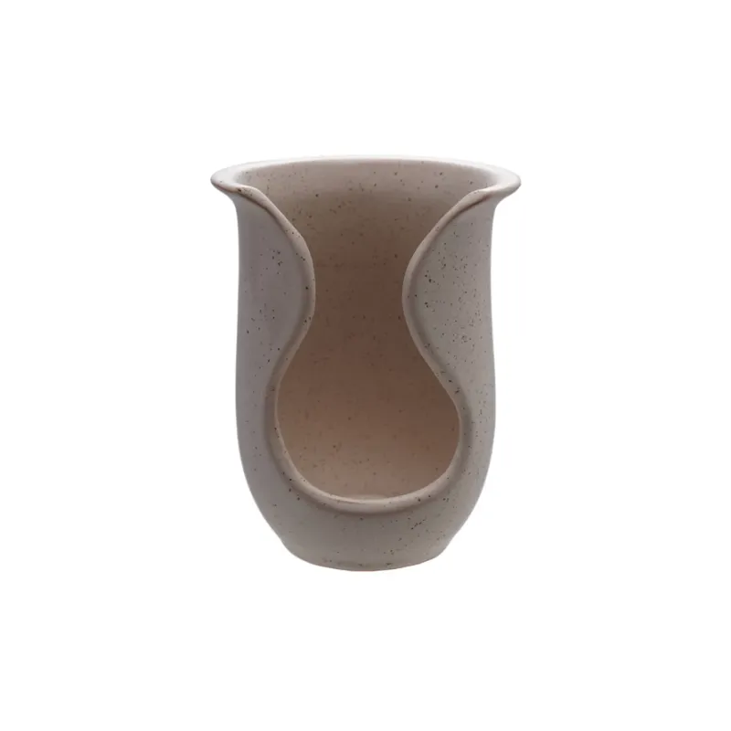 Stoneware Spoon Holder Reactive Glaze