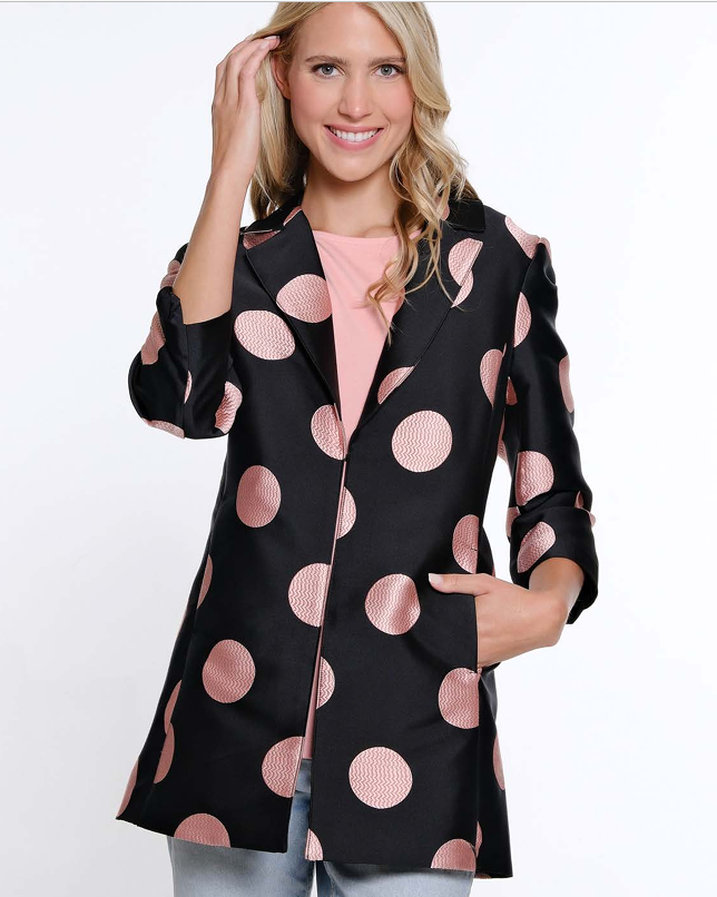 Black Lined Long Jacket