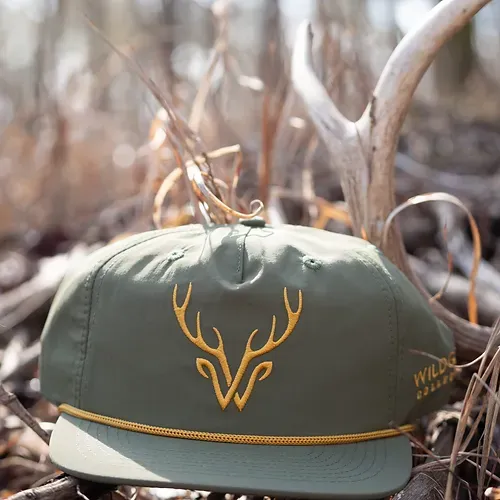 Wildgame Collective Perf Puff Rope Hat-Green