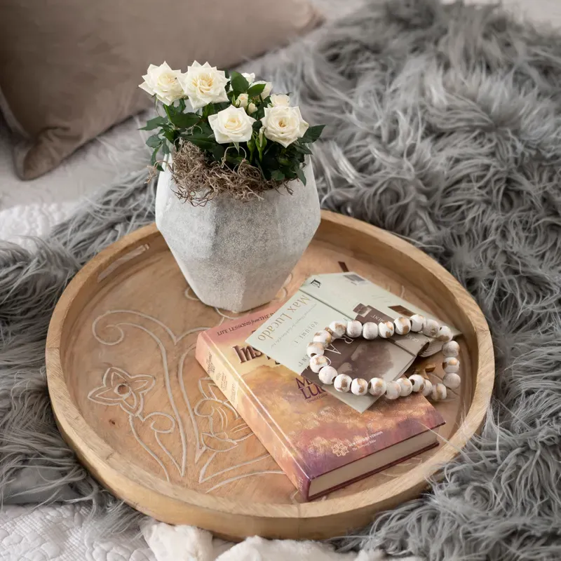 Medallion Glass Vase SM