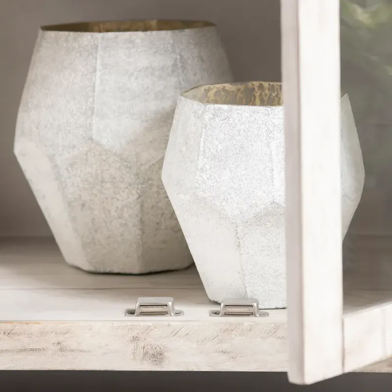Medallion Glass Vase Med