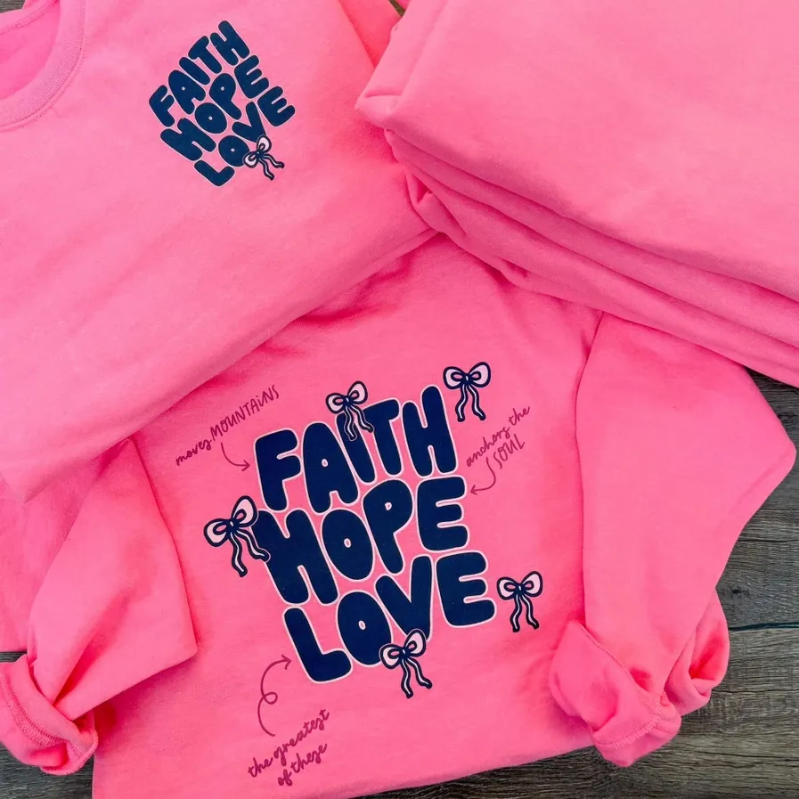 Faith Hope Love Sweatshirt