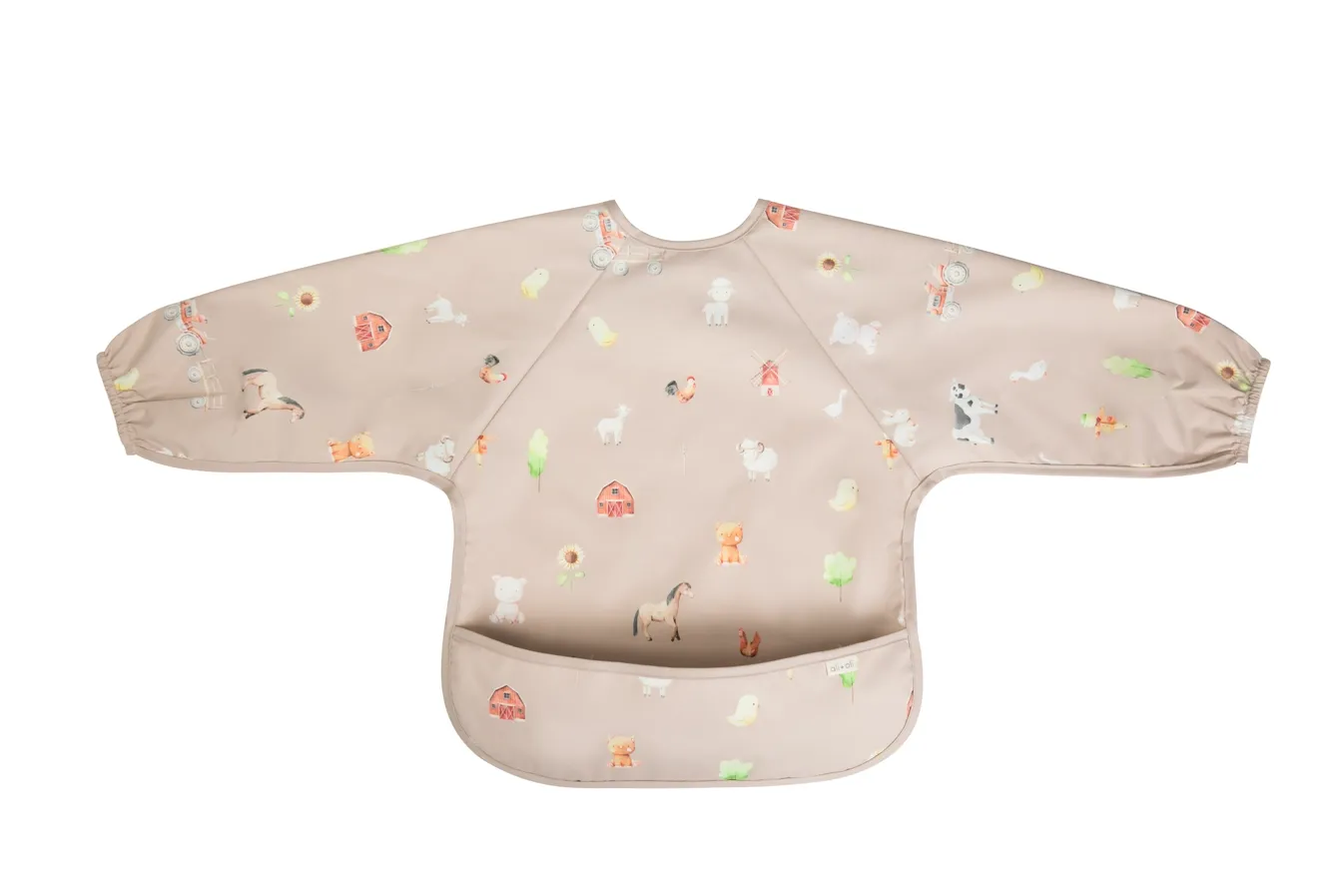 Smock Bib Long Sleeve-Farm