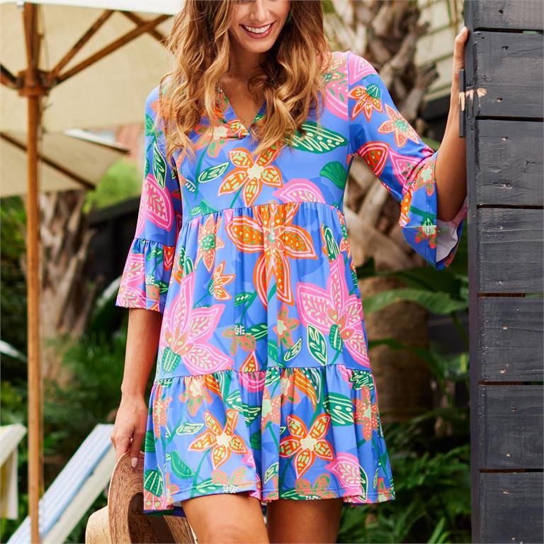 Laguna Island Dreams Blue Dress