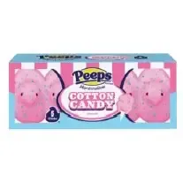 Peeps 5ct Cotton Candy Marshmallow Bunny Pops