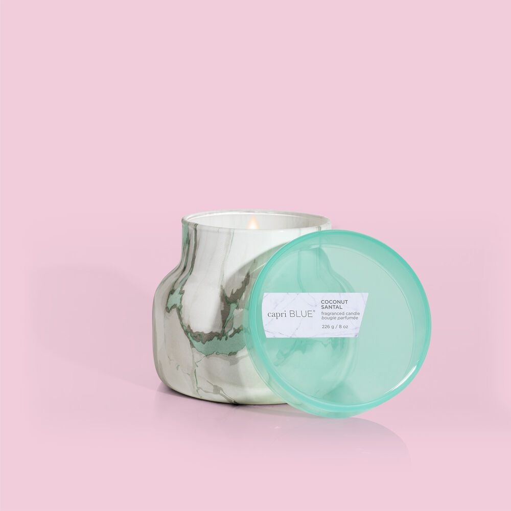 8oz Jar Petite Modern Marble-Coconut Santal
