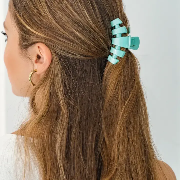 Classic Hair Clip Small Totally Turquoise