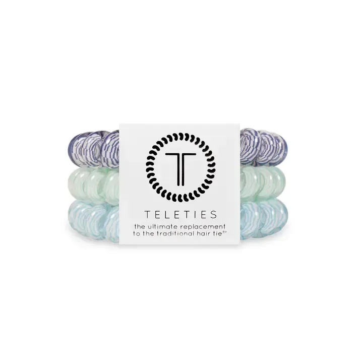 Spiral Hair Coil Large Totally Turquoise