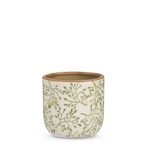 6.5&quot; Budding Branch Pattern Vase