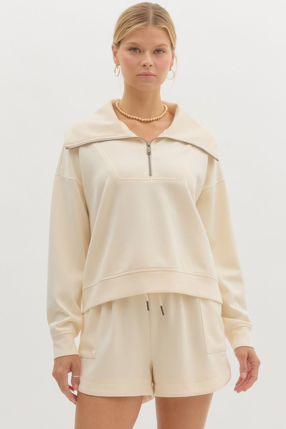 Pretty Thoughts Top-Ecru