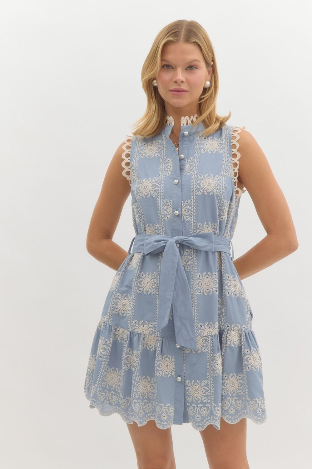 Darling Days Dress-Blue