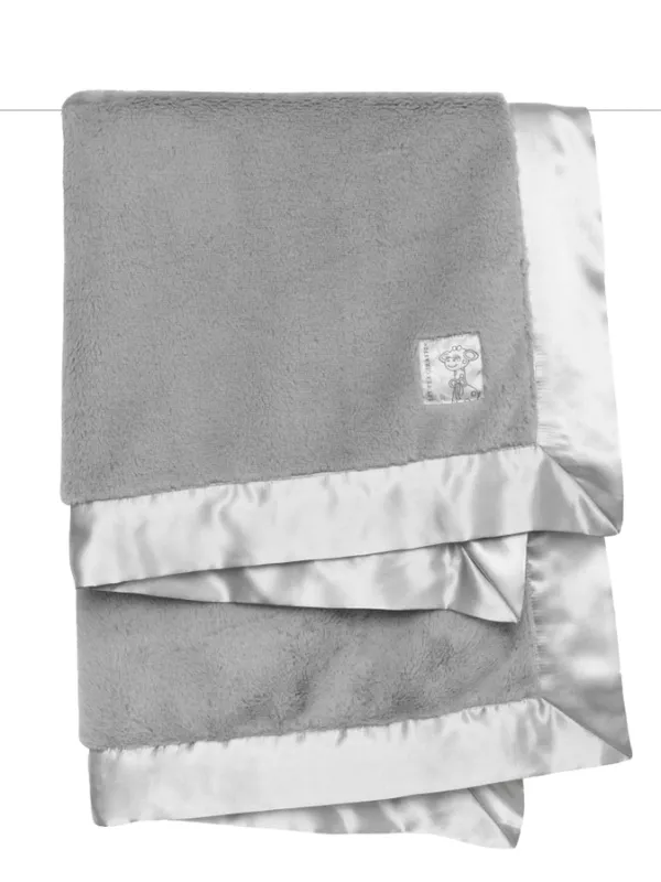 Posh Mink Baby Blanket-Silver