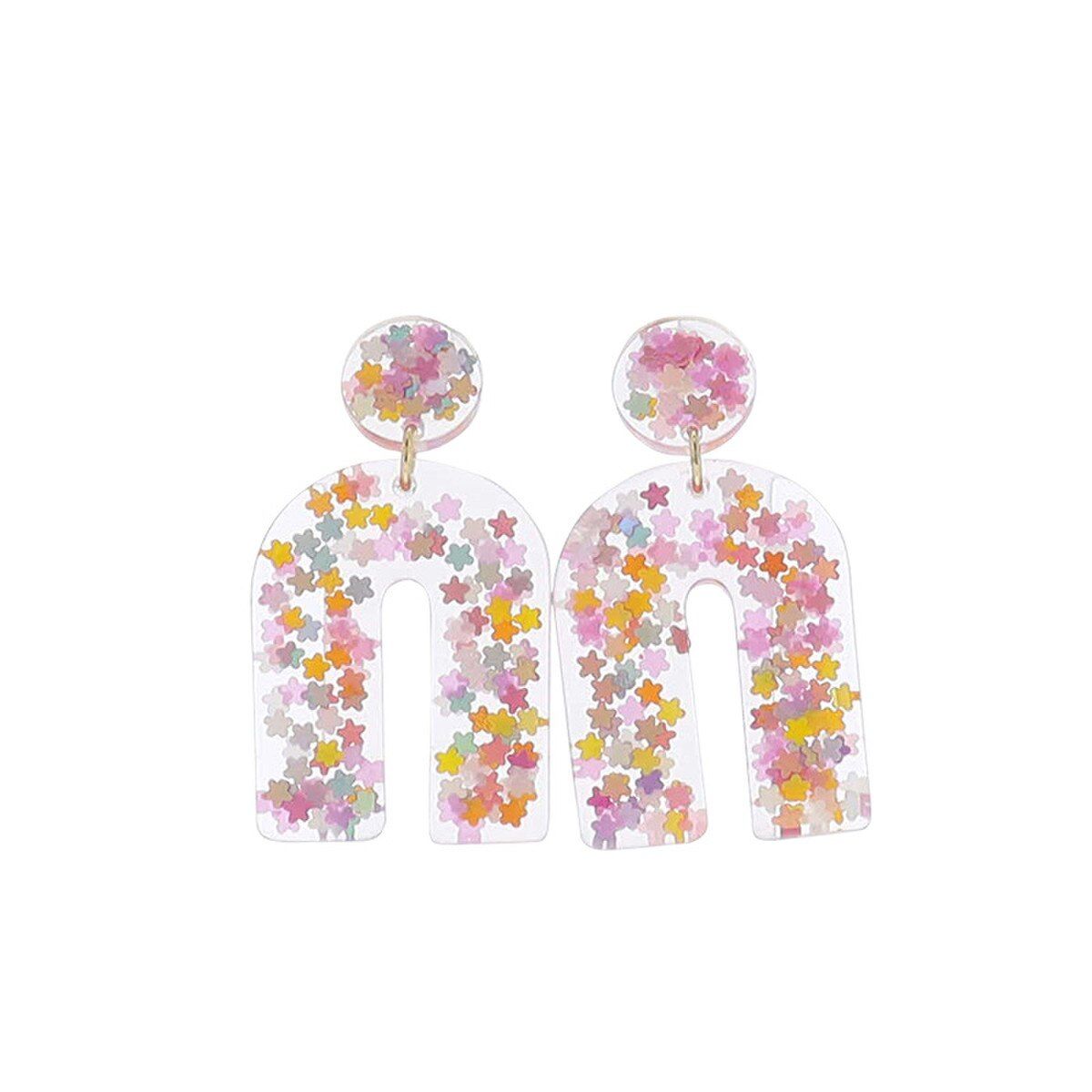 Confetti Filled Earrings