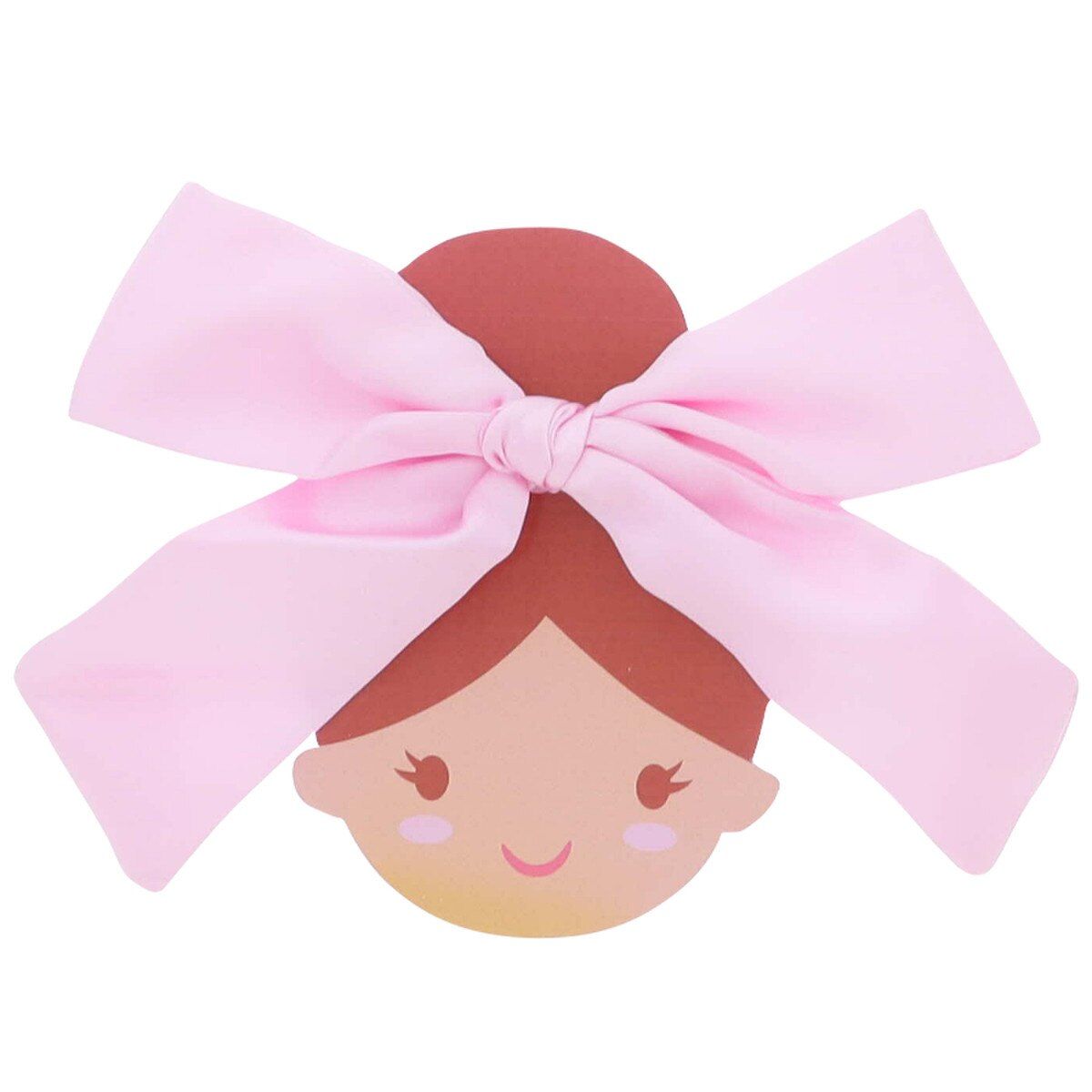 Lt Pink Satin Bow