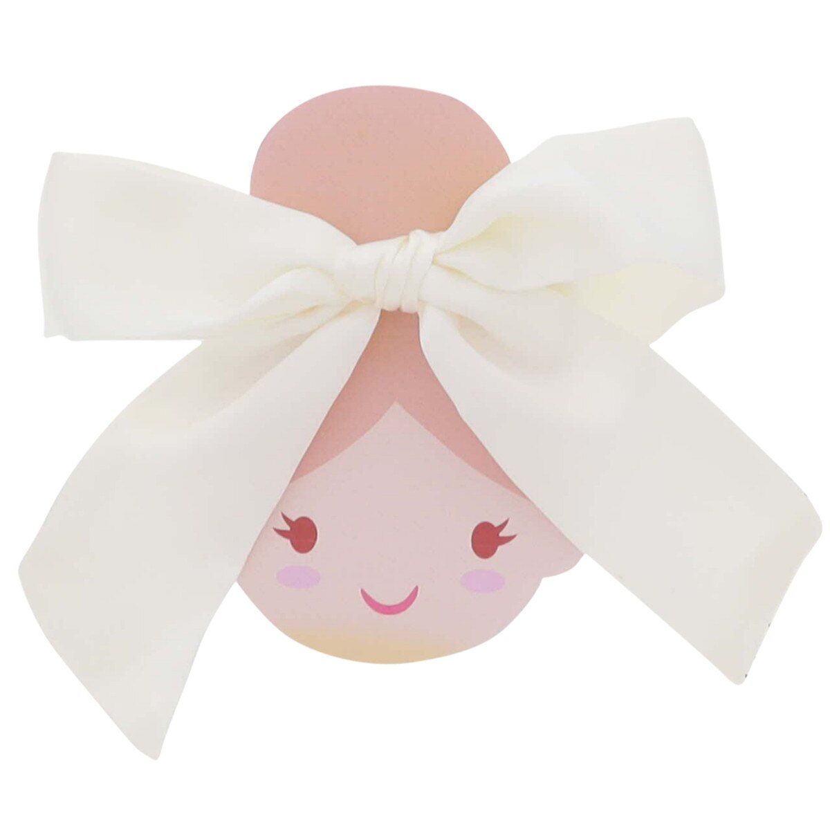 White Satin Bow