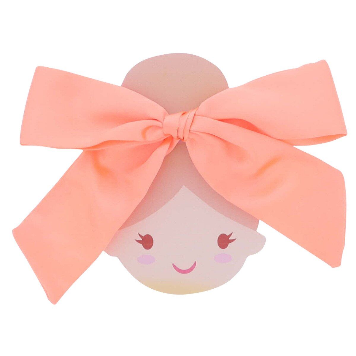 Peach Satin Bow