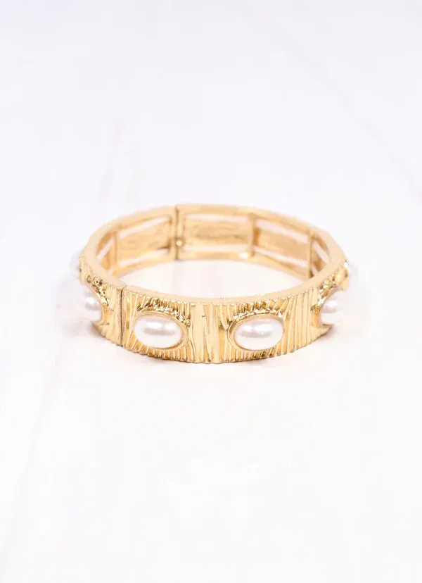 Pascal Pearl Stretch Bracelet