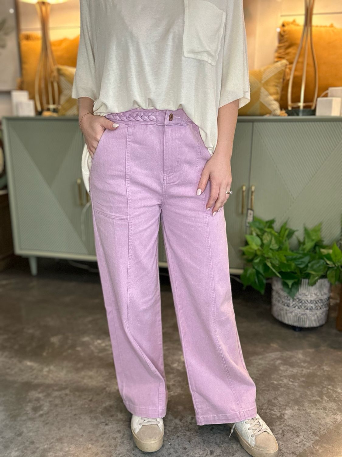 Adore You Pant-Lavender