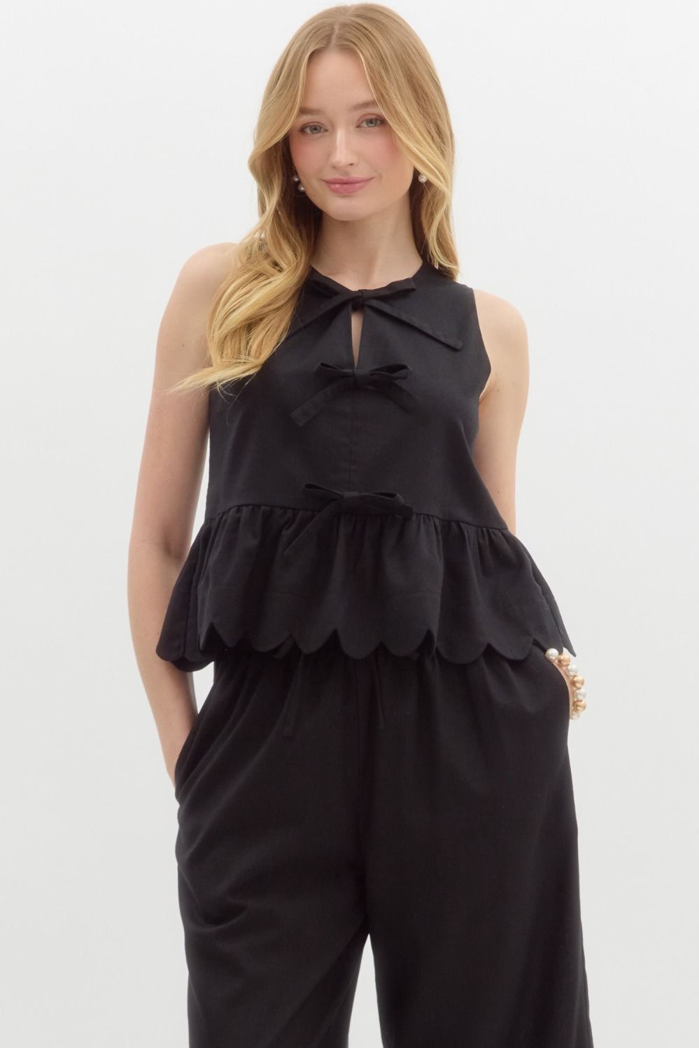 Midnight Knot Top