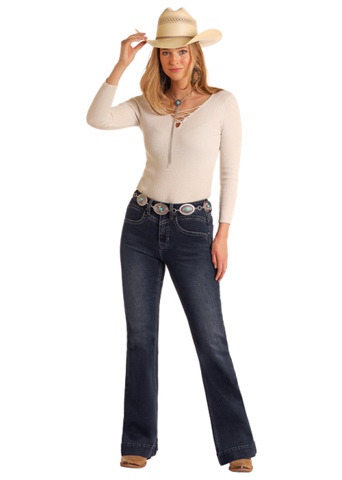 Curved Yoke HR Trouser