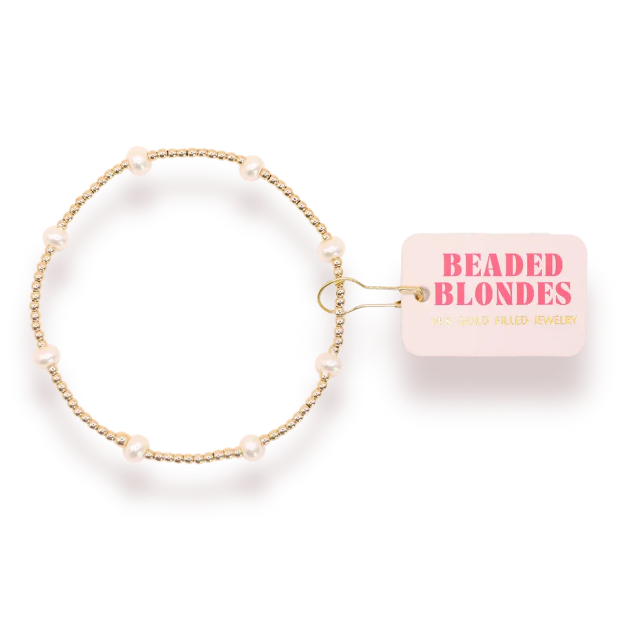 VG Beaded Blonde- Dainty Kate Pearl EXT
