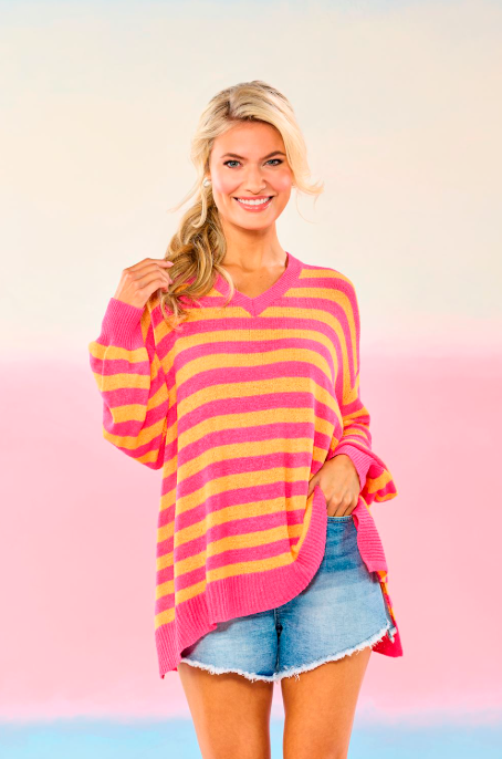 Archie Sweater-Pink