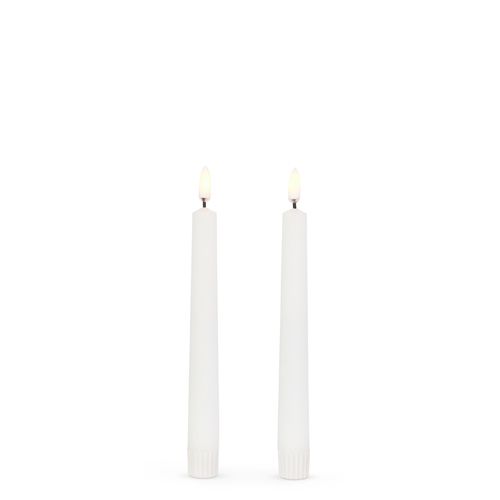 7&quot; White Taper Candles
