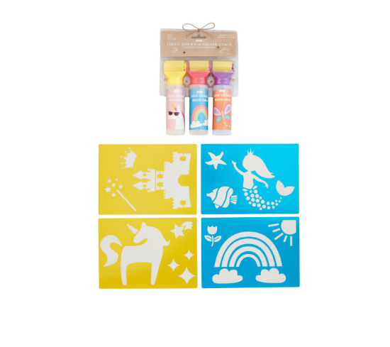 Girl Roller Chalk Set