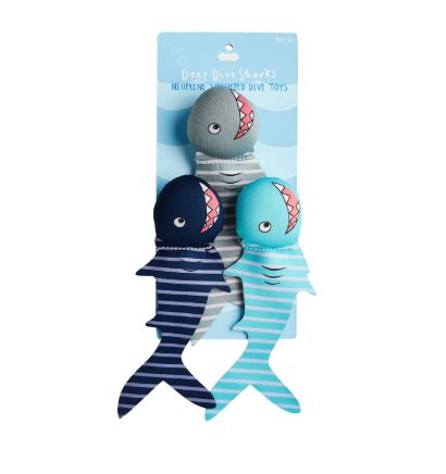 Shark Neoprene Dive Toys